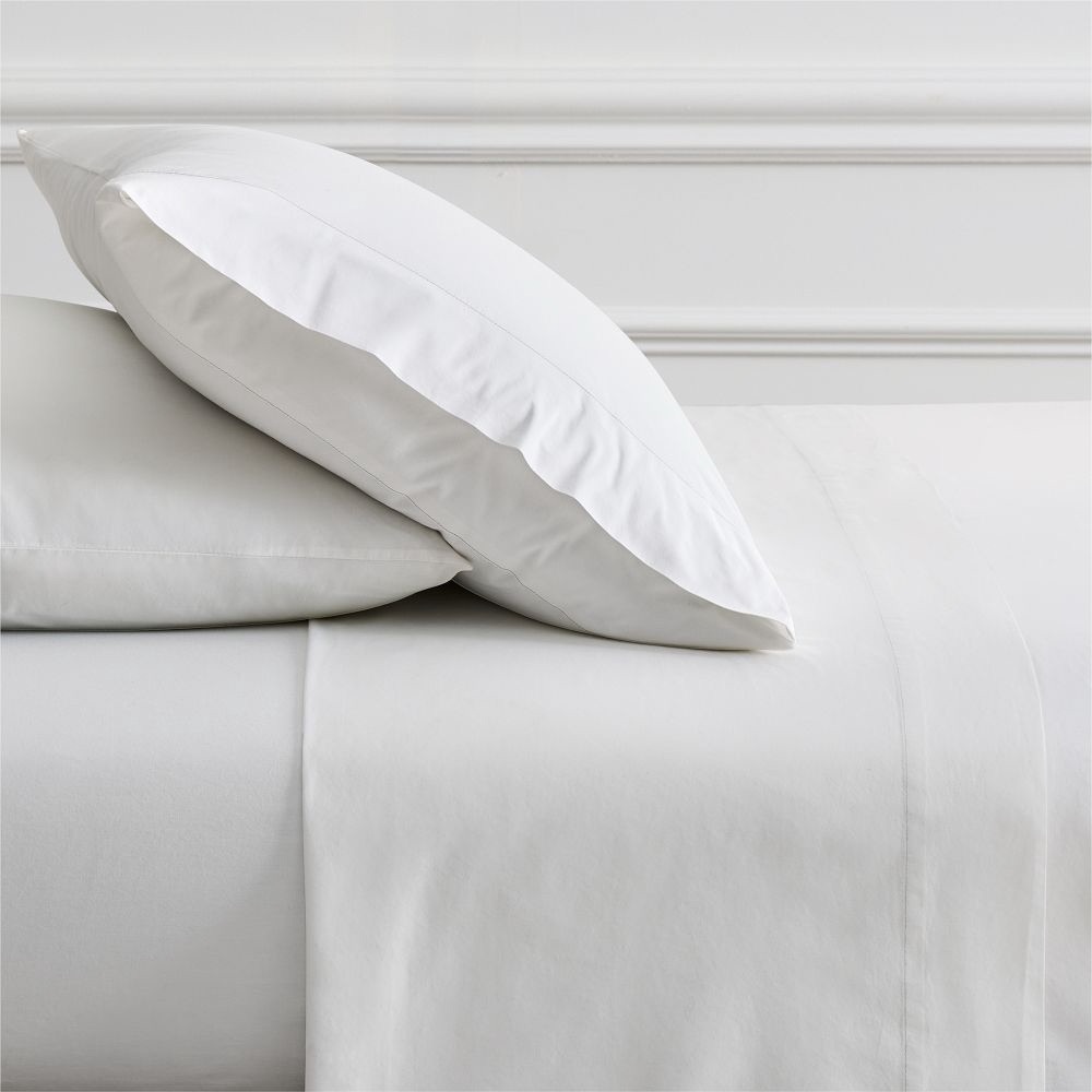 West Elm Crisp White Bedding Sheets